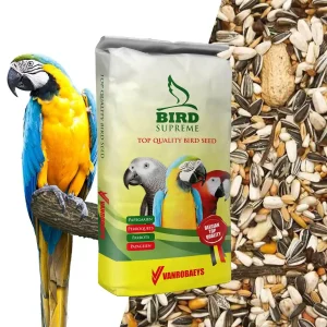 VanRobaeys Papegøjemix m. nødder – 15 kg.