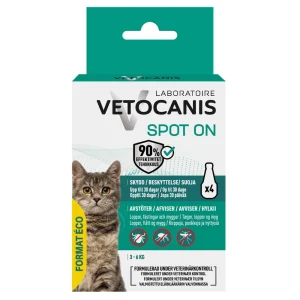 VetoCanis Spot On kat 3-6 kg 4 pipetter