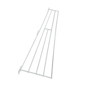 Vindues beskyttelsesgitter siden 80 x 19 cm hvid