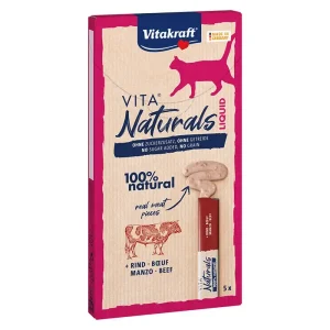 Vita Naturals Liquid snack okse 5x15 g