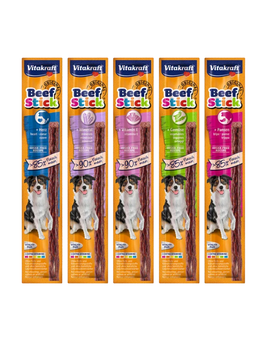 Vitakraft Beef-Stick® SALAMI, lækre pølser til hunde