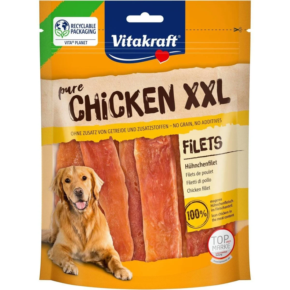 Vitakraft Chicken XXL Kyllingefilet 250g – Hundesnack med 95% kød - Image 2