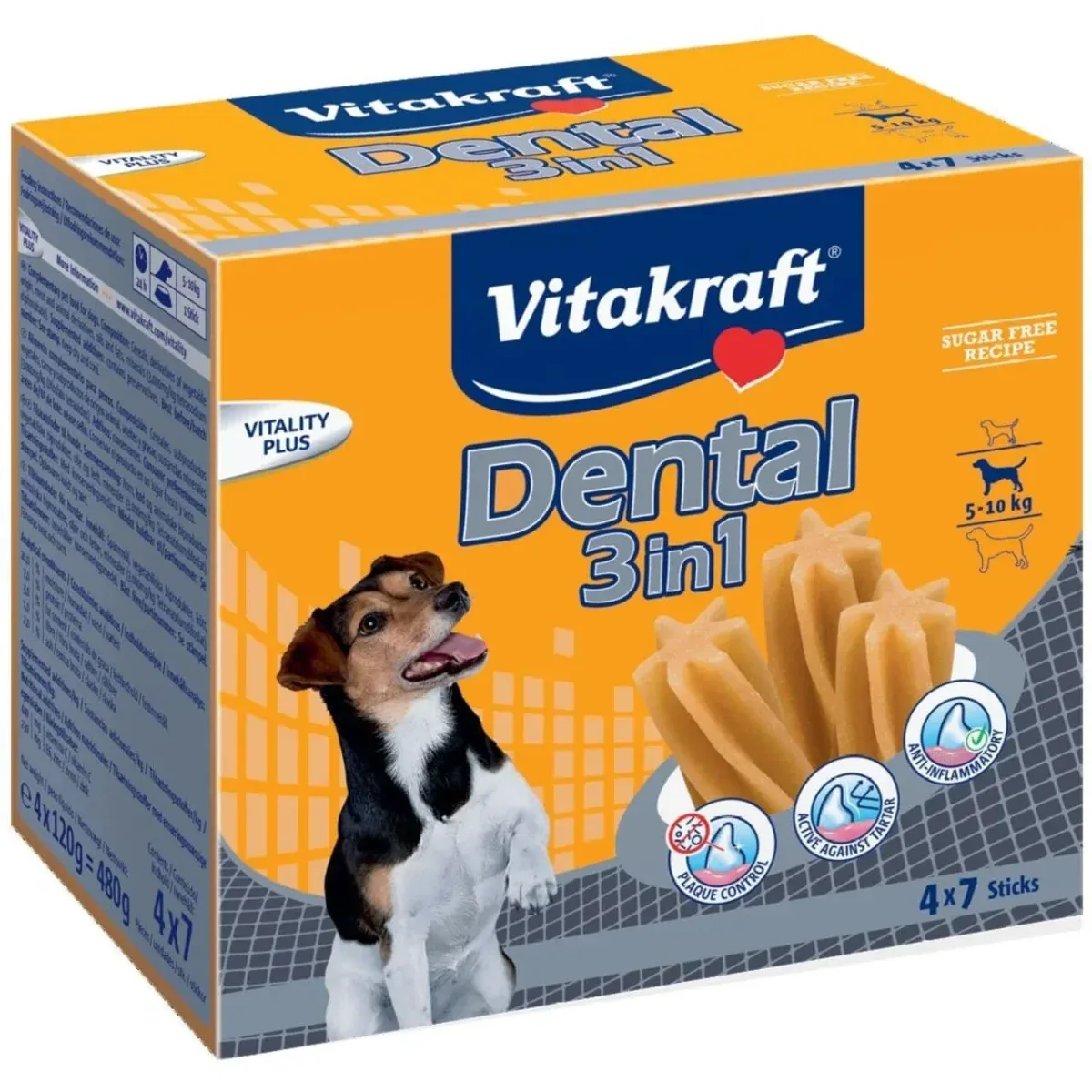 Vitakraft Dental Sticks Small – Tandpleje til små hunde 4-10 kg