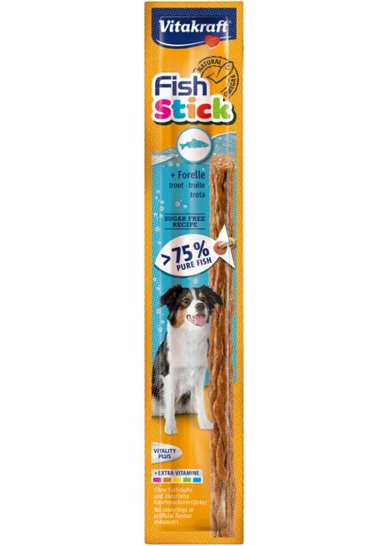 Vitakraft Fish-Stick® SALAMI, lækre pølser til hunde - Image 2