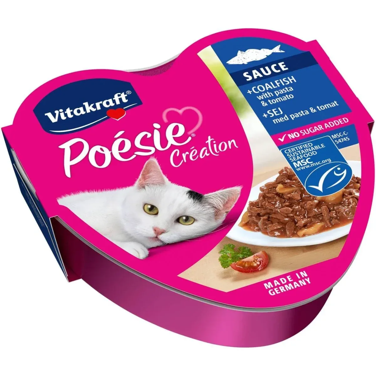 Vitakraft Poésie® Création lyssej, pasta & tomatsauce 85