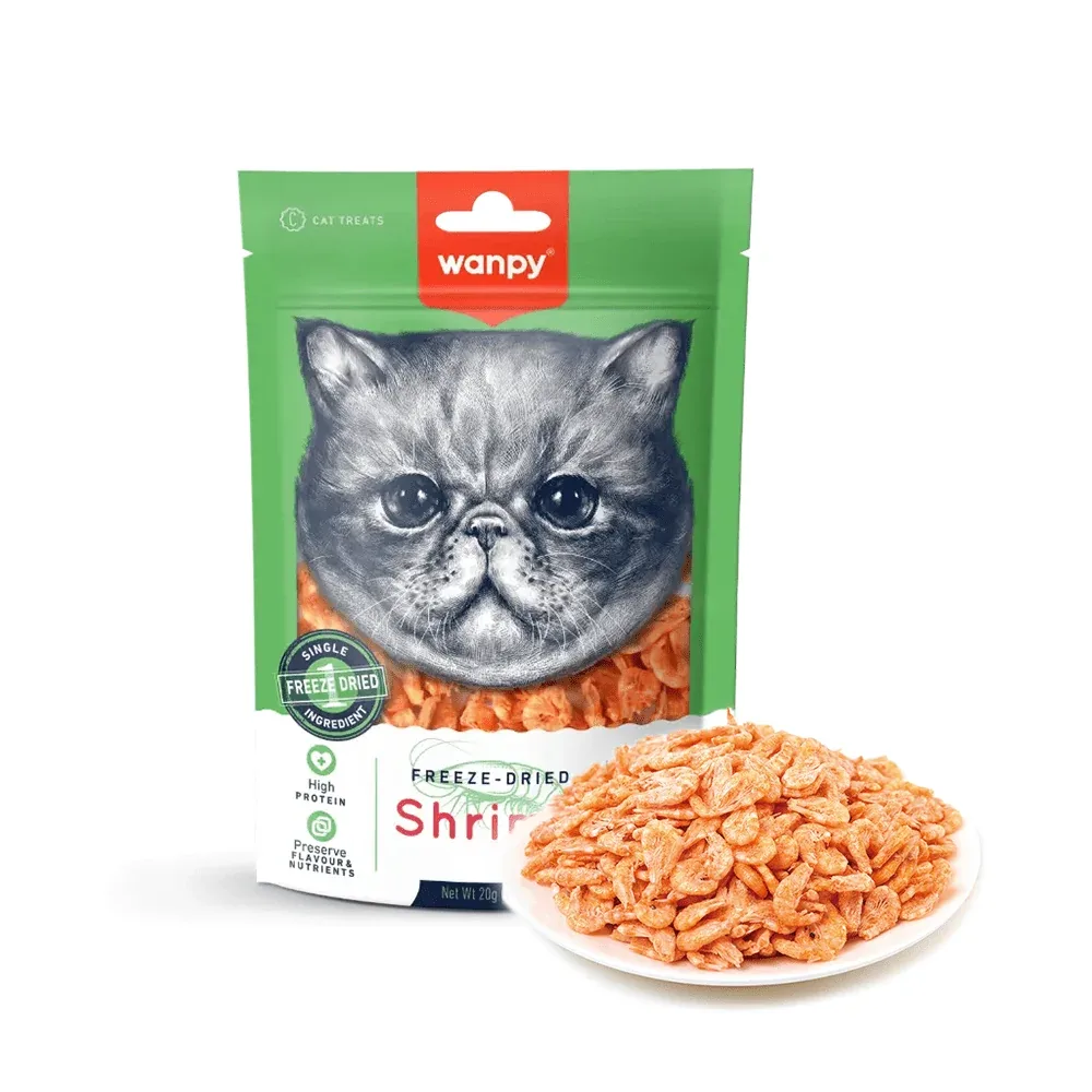 Wanpy Cat Freeze Dried Shrimps 20g
