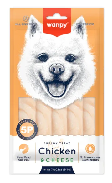 Wanpy – Creamy Snack m. Kylling & Ost