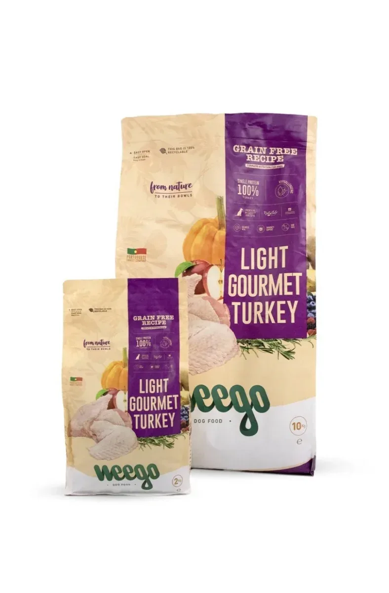 Weego – Økologisk Hundefoder – Senior/Light – Gourmet Kalkun – ØKO
