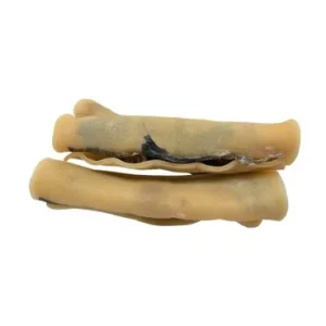 Whesco Okse Tyggerulle med Laks, 12 cm