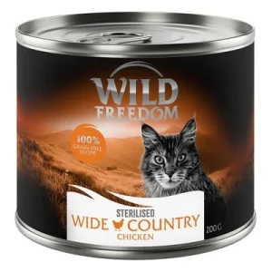 Wild Freedom Adult Sterilised 6 x 200 g - kornfri opskrift