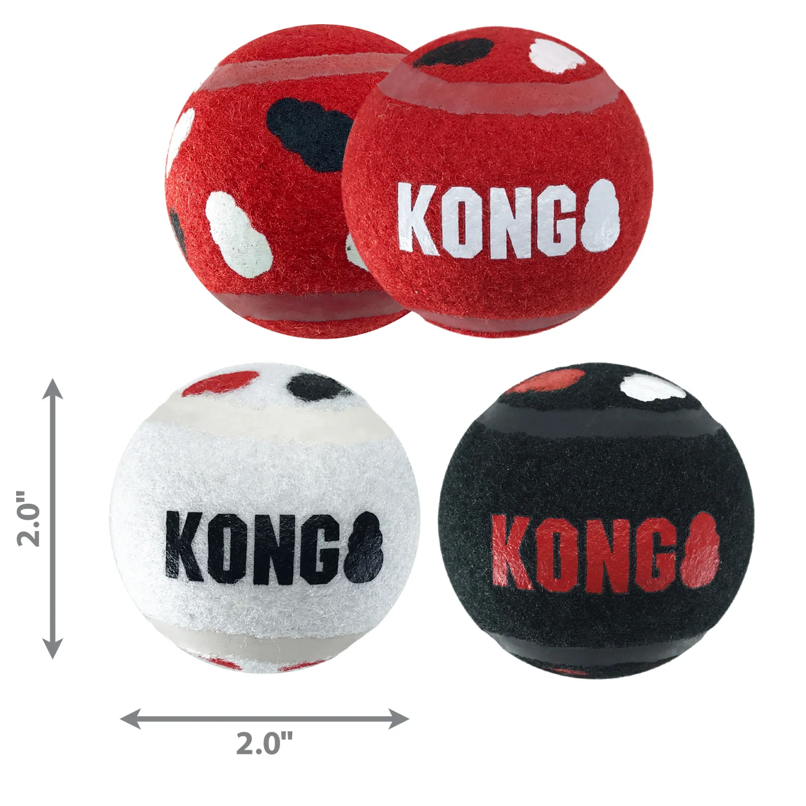 Wild Knots Sport bolde Small 3-pak - Image 2