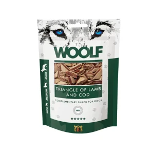 Woolf Lam & Torsk Trekanter 100g