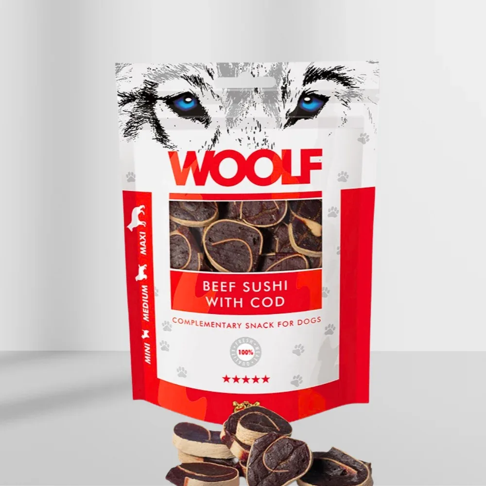 Woolf Okse Sushi med Torsk 100g - Image 2