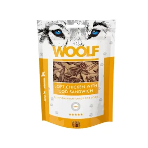 Woolf Soft Kylling & Torsk Sandwich 100g