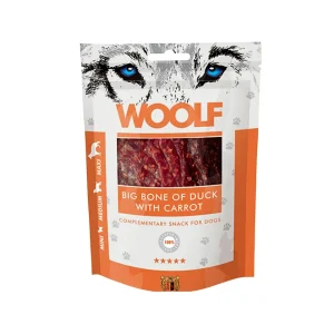Woolf Stort Ben af And med Gulerod 100g
