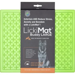 XL lickimat buddy grøn, til aktivering til hunde og katte
