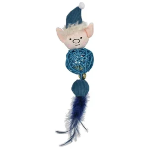 Xmas knitrebold nisse 30x9x6 cm