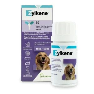 Zylkéne 450 mg hund 15–60 kg, 30 stk – Naturlig ro