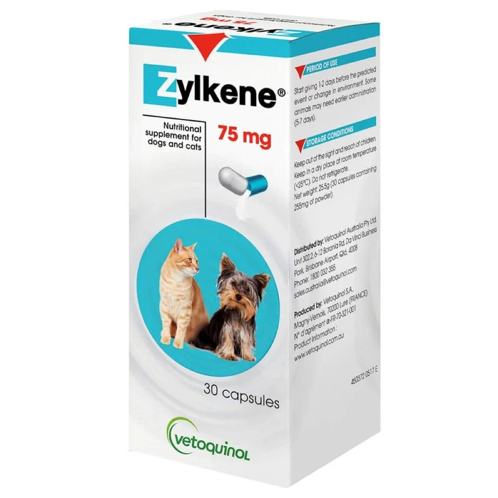 Zylkéne tabletter mod angst hund/kat